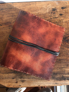 Pocket Binder / Leather Notebook Binder / 3 Ring Notebook Portfolio / Made in NYC