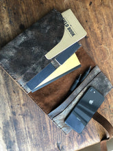 Travel wallet / Handmade Leather Document Organizer / 8 Pocket Wallet, Handmade in NY