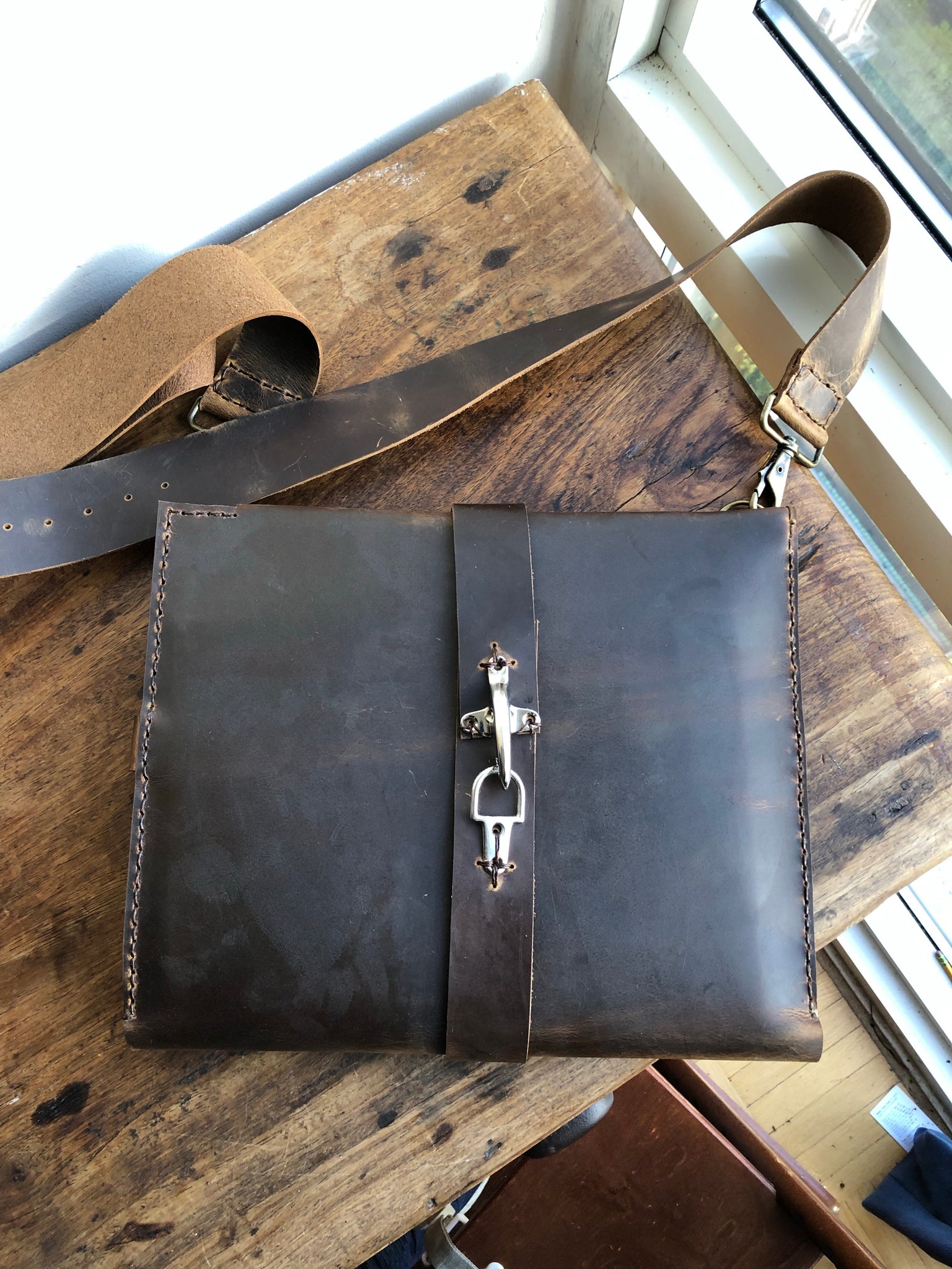 Leather Business Portfolio , Notepad Holder, Portfolio Organizer – Luscious  Leather NYC