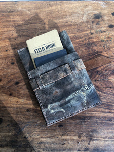 Travel wallet / Handmade Leather Document Organizer / 8 Pocket Wallet, Handmade in NY