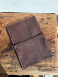 Leather document case, iPad sleeve, Pocket tablet case and pocket organizer