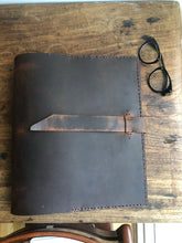 7 Pocket Binder / Leather Notebook binder / Legal Pad Holder/ 3 Ring Notebook Organizer