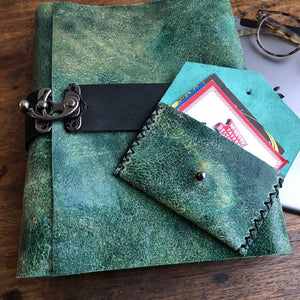 A5 Binder Diary / Junior Leather Binder / Leather 3 Ring Notebook