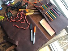 Custom sketchbook / A4 custom leather sketchbook / Refillable leather notebook
